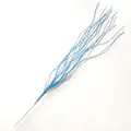 43cm blue glitter decorative dragon whiskers branch for Christmas tree ornament DIY decor - Lake Blue (without fruit)