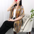 Luxurious baroque style grey satin large square silk scarf for women elegant fashion shawl. - Luxurious Palace Style