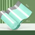 Mint green thickened drawstring garbage bags, 45x45cm size, 1 roll of 15 durable bags - Set of 15 / Sea Salt Foam (Mint Green)