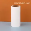 White tearable lint roller replacement core for efficient hair and pet fur removal - 10cm Replacement Paper 40 Sheets