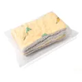 Warm fleece pet cat sleeping mat with cute carrot print, soft folded winter cat bed pad. - S / Yellow Carrots on Gray Background