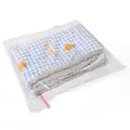 Cozy cat winter warm sleeping mat with blue grid and orange print in plastic packaging sku - S / Blue Plaid on Grey Background