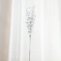 Ramo di bacche glitterate argentate per decorazione albero di Natale e composizione floreale festiva - 80 cm / Argento