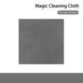Grey microfiber magic cleaning cloth thin 30x30cm for streak-free glass surfaces - Gray / 30*30cm