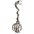 Gothische skelet hand slang verstelbare metalen ring sigarettenhouder variant. - 9