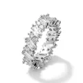 Maat 6 / Mixed Cut Full Pave Stijl (RP5170) / Platina