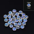 Clear aurora glass pumpkin beads DIY spacer loose beads for jewelry making bracelet 10mm - Flower Buds / 30Pcs Pack