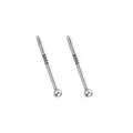S999 Sterlingsilber Kugel Ohrstecker Minimalistischer Basis Ohrschmuck fuer Damen Herren - Perlen-Ohrstecker / 1.5mm