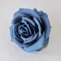 Dark blue artificial rose flower head 10cm for wedding DIY decoration and gift boxes. - Dark Blue