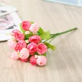 Artificial miniature rose flower bouquet for home decoration, DIY craft and floral arrangement. - Chunxing / Pink