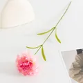Fausse fleur de œillet rose unique plante en soie artificielle pour décoration maison - Œillet de Haute Qualité / Breloque Cœur Rose