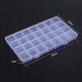Clear Plastic Storage Box Multi-Grid Organizer Container for Beads Jewelry Parts 22x13cm - 28-Grid Box