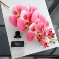 Artificial orchid silk flower pink home decor artificial flower bouquet 60cm long - Deep Pink