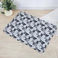 Alfombra de entrenamiento lavable y absorbente para mascotas con estampado de gatos gris - 40x30cm / Gato gris
