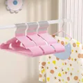 Set of pink non-slip hangers with thick dipped coating for clothes - Light Pink [Kids 31g]