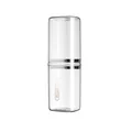 Portable transparent travel mouthwash cup and toothbrush storage case for travel - 1 Piece / Large Capacity Transparent White