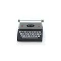 Retro typewriter style wooden memo clip for desktop decoration in black and white - Retro Typewriter Style (Black) / 1 Piece