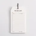 Blocco note to-do list bianco con anelli per pianificazione giornaliera - Lista delle cose da fare