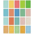 Collection of 20 colorful patterned frame stickers for Instax photo decoration and DIY journals - Pack of 20 / Antique Silver