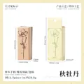 High quality wooden floral stamp for DIY scrapbooking featuring Japanese Anemone design - Anemone