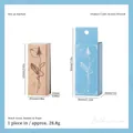 Anthurium flower wooden stamp with beech wood handle and matching blue gift box - Anthurium