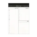 Blocco note per pianificazione giornaliera minimalista in bianco e nero con lista - Stile Programma Giornaliero (400 Libri/Scatola)