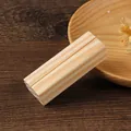 Natural vintage wooden memo holder with card slot and rustic wood grain finish - Natural Slant Style / M / Natural Wood Color