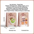 Vintage wooden coffee memo clip with adorable double-sided illustrations for desktop - Coffee Note Style (100 Per Box)