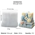 Dettaglio stampo in silicone per libro di rose vintage con dimensioni e peso unità - Libro di Rose