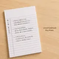 Premium A5 tear-off notepad with 50 sheets for organized office and meeting notes - Horizontal Line A5 / Single Pack