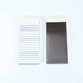 Bloc-notes To-Do magnétique détachable avec couverture brune et pages lignées - Light jaune