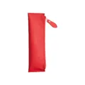 Minimalistisch rood echt lederen pennenzakje met ritssluiting voor studenten en kunstenaars - Rood