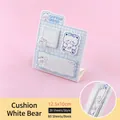 Cute cartoon bear sticky note set with 60 sheets for school journaling and office tasks - Pillow White Bear / 60 Cards