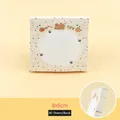 Bloc-notes autocollants mignon Capybara endormi 80 feuilles 8x8cm pour fournitures scolaire - Capybara Somnolent / 8x8cm (80 Feuilles/Bloc)