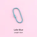 10cm lake blue candy color ball chain for DIY crafts and toy accessories - 10cm / Lake Blue
