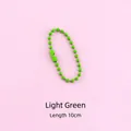 Premium 10cm light green painted metal bead chain for DIY craft and bag accessories - 10cm / Light Green