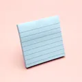 Post-it a righe azzurro macaron per ufficio e appunti degli studenti di qualità - A righe / Blu