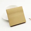 Note adesive quadrate in carta kraft vergine per forniture per ufficio e studio - Kraft-Vuoto