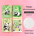Cute cartoon panda mini pocket notebook 64K with 16 sheets and lined inner pages - 64K Panda / 12*8.5cm