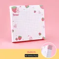 Simpatico blocco note a forma di fragola 8x8cm con 80 fogli per appunti scolastici - Frutto della Fragola / 8x8cm