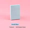 Piccolo blocco note adesivo blu Morandi, 7,6x5cm, 100 fogli per l'ufficio e scuola - Blu Piccolo