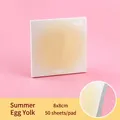 Ästhetische Haftnotizen im Farbverlauf Sommereigelb, quadratisch 8x8cm mit 50 Blatt - Sommer Eigelb (2F3-2-5) / 50 Blatt
