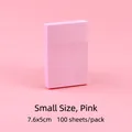 Small pink Morandi sticky notes memo pad 7.6x5cm with 100 sheets for office notes - Small Pink