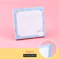 Cute blue rabbit cartoon sticky notes with grid pattern 8x8cm 80 sheets per pad - Blue Dudu Rabbit (9#) / 80 Pieces/Pack