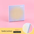 Pastellfarbene Soda-Zitronen-Haftnotizen, 8x8cm quadratisches Memo-Pad mit 50 Blatt - Soda-Zitrone (2F3-2-4) / 50 Blatt