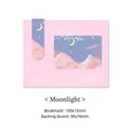 Creative starry sky oil painting magnetic bookmark Moon Shadow edition, size 100x15mm - 10x1.5cm / Moon Shadow