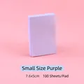 Morandi purple sticky notes 7.6x5cm with 100 sheets for office and student note-taking - Small Purple