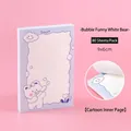 Bloc-notes adhésifs mignons ours polaire bleu 80 feuilles pour étudiants école 9x6cm - Ours Mignon Bulles (5#) / 9x6cm (80 Feuilles)