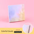 Square 8x8cm colorful gradient sky sticky notes for journaling with 50 sheets per pad - Dancing Colorful Clouds