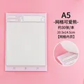 A5 purple grid memo pad with cute cartoon bear design and 30 sheets for student notes - Cute Bear (Grid) / A5 (20.5x14.5cm)